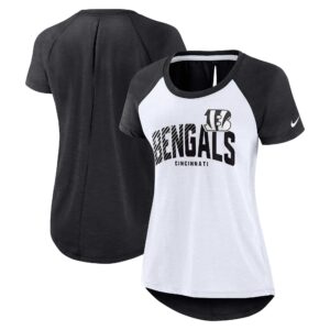 Cincinnati Bengals Nike Back Slit Fashion Top - Womens