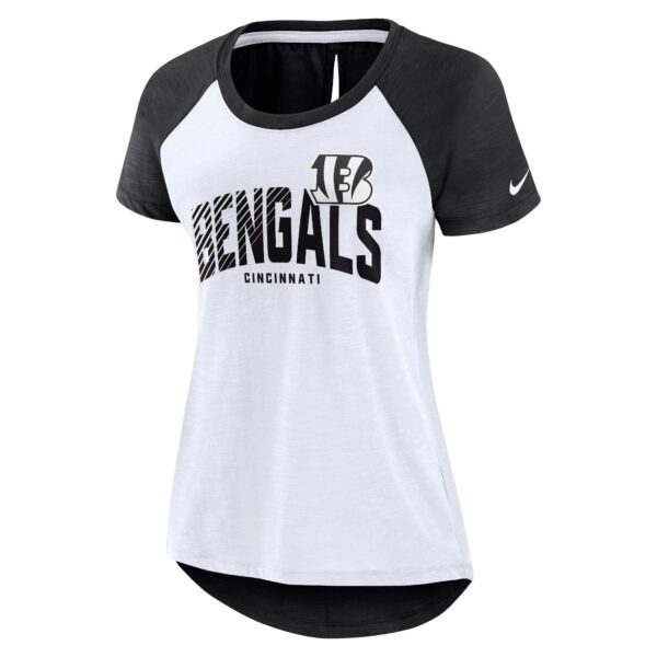 Cincinnati Bengals Nike Back Slit Fashion Top - Womens - Image 2
