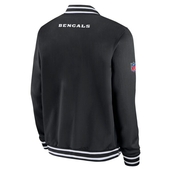 Cincinnati Bengals Nike Sideline Coach Bomber Jacket - Mens - Image 2