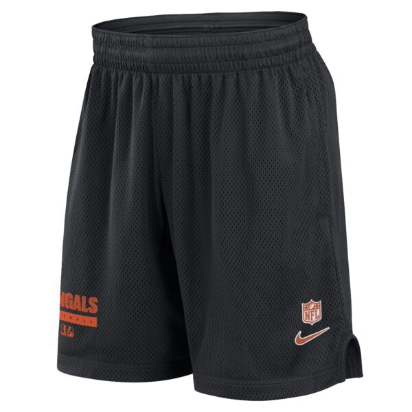 Cincinnati Bengals Nike Dri-FIT Mesh Short - Mens - Image 2
