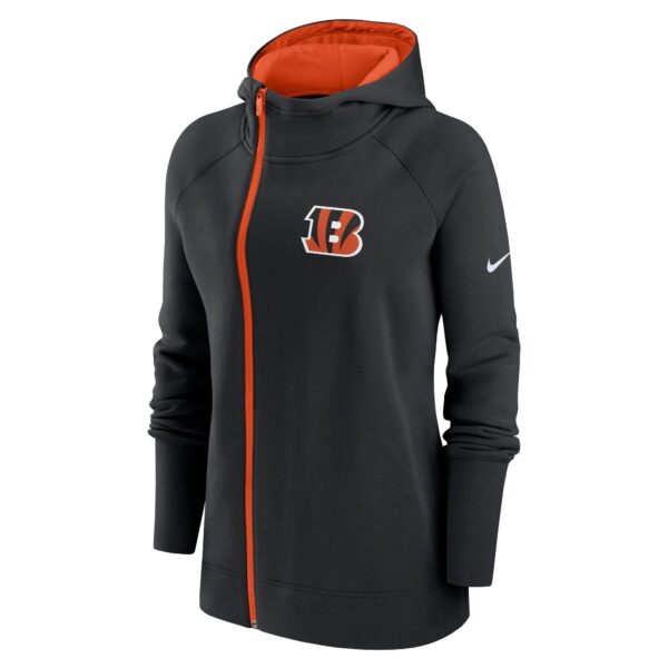 Cincinnati Bengals Nike Full Zip Hoodie - Womens - Image 2