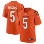 Cincinnati Bengals Nike Game Alternate Jersey - Orange - Tee Higgins - Mens