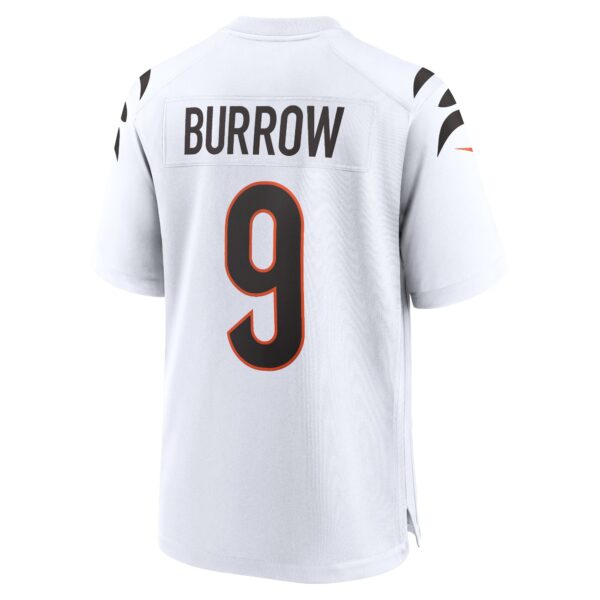 Cincinnati Bengals Nike Game Road Jersey - White - Joe Burrow - Mens - Image 2