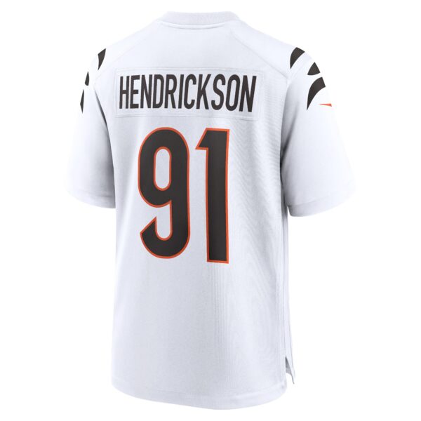 Cincinnati Bengals Nike Game Road Jersey - White - Trey Hendrickson - Mens - Image 2