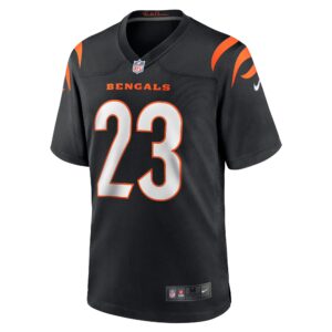 Cincinnati Bengals Nike Home Game Jersey - Black - Daxton Hill - Mens