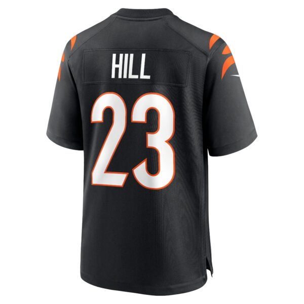Cincinnati Bengals Nike Home Game Jersey - Black - Daxton Hill - Mens - Image 2