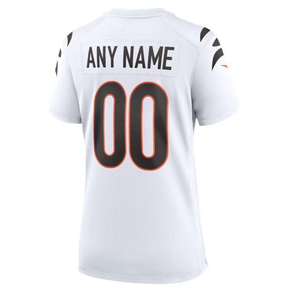 Cincinnati Bengals Nike Road Game Jersey - Custom - Womens - Image 3