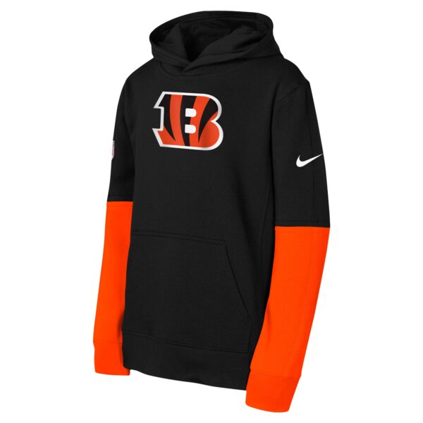 Cincinnati Bengals Nike Team Issue Pullover Hoodie - Youth - Image 2