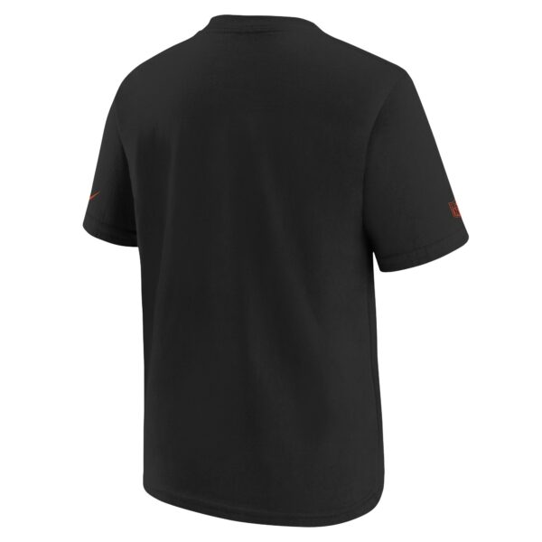Cincinnati Bengals Nike Team Issue Sideline T Shirt - Black - Youth - Image 3