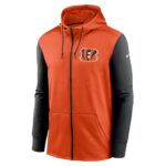 Cincinnati Bengals Nike Therma Full Zip Hoodie - Mens