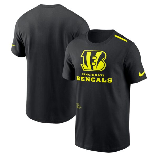 Cincinnati Bengals Nike VOLT Short Sleeve Dri Fit Cotton T-Shirt - Mens