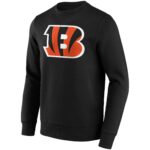 Cincinnati Bengals Primary Colour Logo Crew Sweatshirt - Mens - Big & Tall