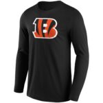 Cincinnati Bengals Primary Colour Logo Long Sleeve T-Shirt - Mens