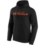 Cincinnati Bengals Primary Colour Wordmark Hoodie - Mens