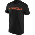 Cincinnati Bengals Primary Colour Wordmark T-Shirt - Mens
