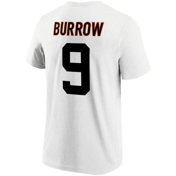 Cincinnati Bengals Road Name & Number T-Shirt - Joe Burrow - Mens - Big & Tall - Image 2