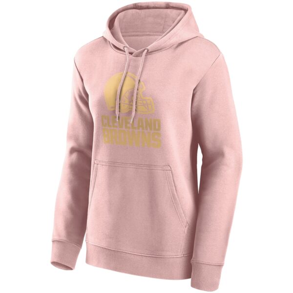 Cleveland Browns Fashion Colour Logo Hoodie - Womens
