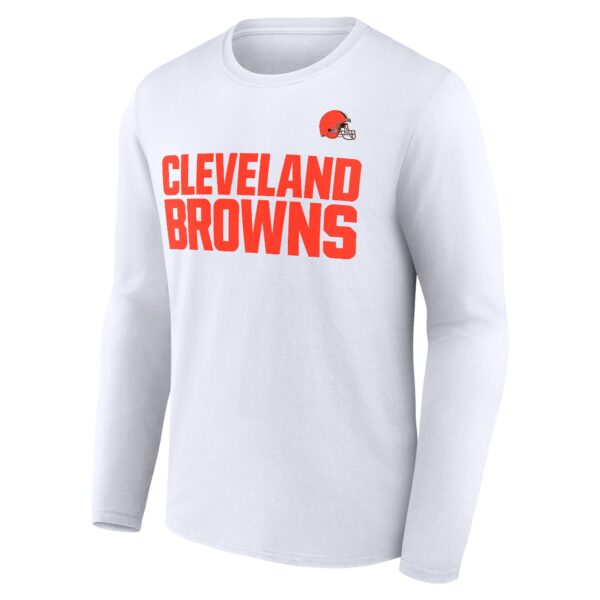 Cleveland Browns Hometown Hot Shot Graphic Long Sleeve T-Shirt - Mens - Image 2