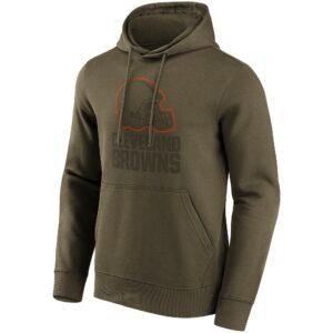Cleveland Browns Khaki Colour Pop Graphic Hoodie - Mens