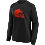 Cleveland Browns Mono Logo Graphic Crew Sweatshirt - Womens