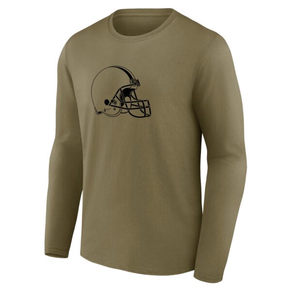 Cleveland Browns Mono Logo Graphic Long Sleeve T-Shirt - Mens - Image 2