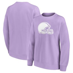 Cleveland Browns Mono Logo Graphic Oversized Crew Sweatshirt - Womens