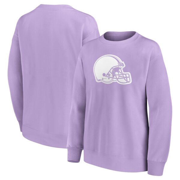 Cleveland Browns Mono Logo Graphic Oversized Crew Sweatshirt - Womens