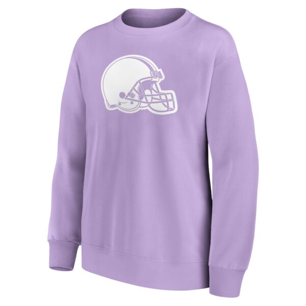 Cleveland Browns Mono Logo Graphic Oversized Crew Sweatshirt - Womens - Image 2