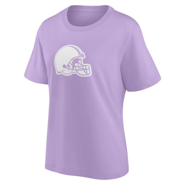 Cleveland Browns Mono Logo Graphic Oversized T-Shirt - Womens - Image 2