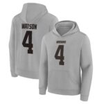 Cleveland Browns Name & Number Graphic Hoodie - Deshaun Watson 4 - Youth