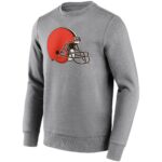 Cleveland Browns Neutral Colour Logo Crew Sweatshirt - Mens - Big & Tall