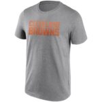 Cleveland Browns Neutral Colour Wordmark T-Shirt - Mens - Big & Tall