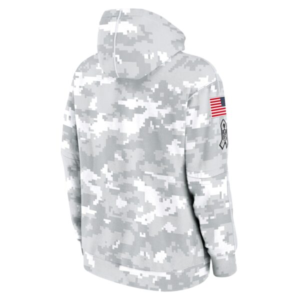 Cleveland Browns Nike 2024 Salute to Service Club Fleece Hoodie - Mens - Image 3