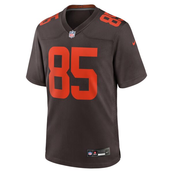 Cleveland Browns Nike Game Alternate Jersey - Brown - David Njoku - Mens - Image 2