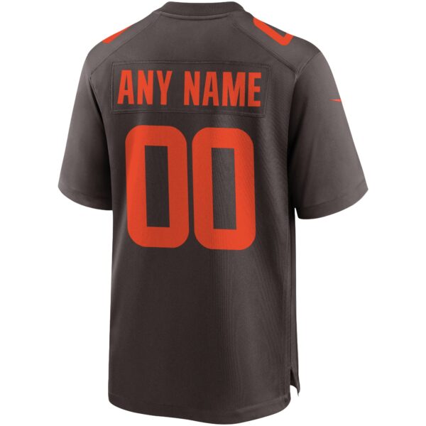 Cleveland Browns Nike Game Alternate Jersey - Custom - Mens - Image 2