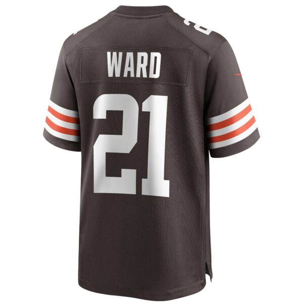 Cleveland Browns Nike Game Home Jersey - Brown - Denzel Ward - Mens - Image 2