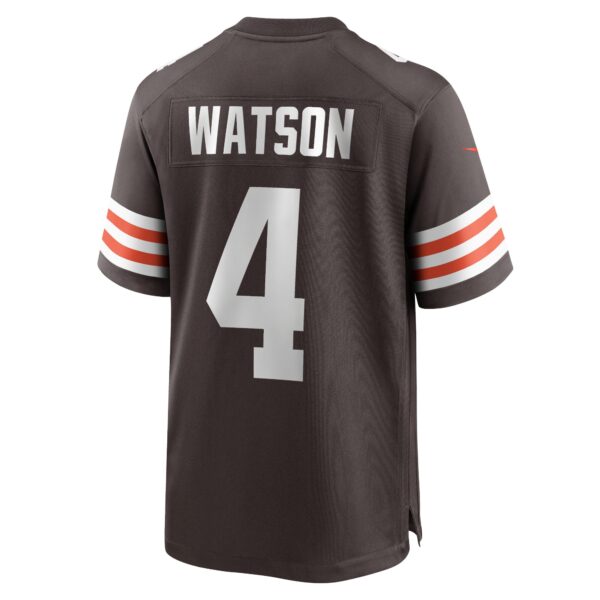 Cleveland Browns Nike Game Home Jersey - Brown - Deshaun Watson - Mens - Image 2