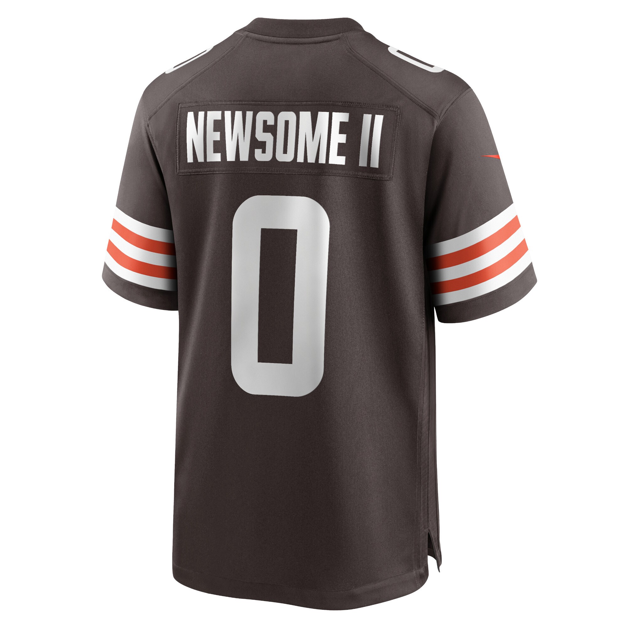 Cleveland Browns Nike Game Home Jersey - Brown - Greg Newsome II - Mens - Image 3