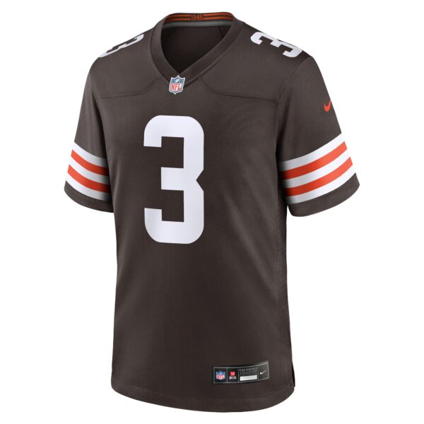 Cleveland Browns Nike Game Home Jersey - Brown - Jerry Jeudy - Mens - Image 2