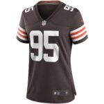 Cleveland Browns Nike Game Home Jersey - Brown - Myles Garrett - Womens