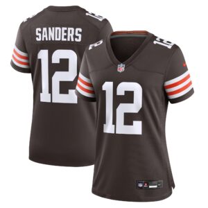 Cleveland Browns Nike Game Home Jersey NFL 2025 Draft - Brown - Shedeur Sanders - Womens