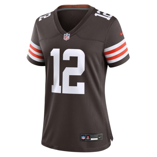 Cleveland Browns Nike Game Home Jersey NFL 2025 Draft - Brown - Shedeur Sanders - Womens - Image 2