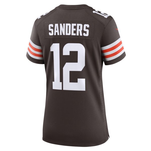 Cleveland Browns Nike Game Home Jersey NFL 2025 Draft - Brown - Shedeur Sanders - Womens - Image 3