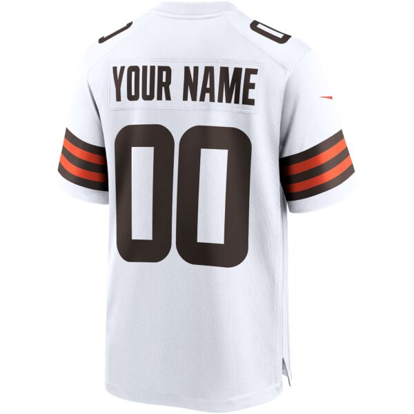 Cleveland Browns Nike Game Road Jersey - Custom - Youth - Image 2