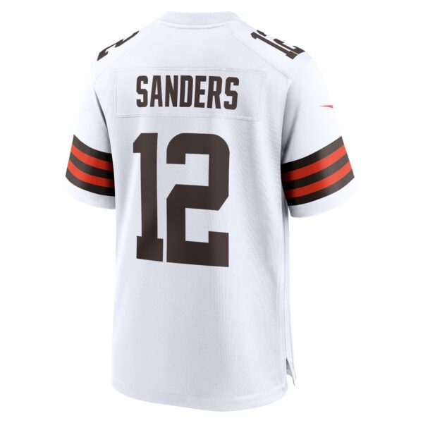 Cleveland Browns Nike Game Road Jersey NFL 2025 Draft - White - Shedeur Sanders - Mens - Image 3