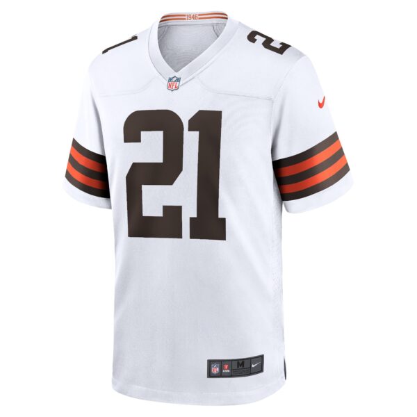 Cleveland Browns Nike Game Road Jersey - White - Denzel Ward - Mens