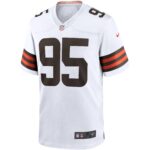 Cleveland Browns Nike Game Road Jersey - White - Myles Garrett - Mens