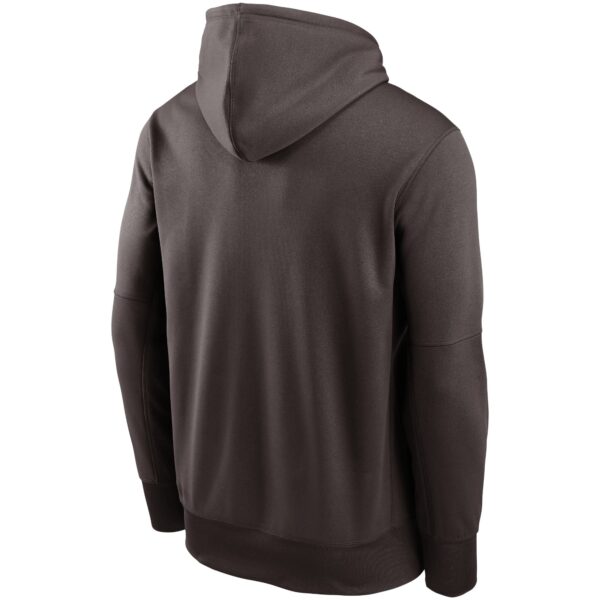 Cleveland Browns Nike Prime Logo Therma Pullover Hoodie - Mens - Image 2
