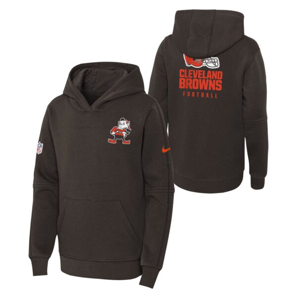 Cleveland Browns Nike Sideline Hoodie - Brown - Youth