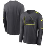 Cleveland Browns Nike VOLT Long Sleeve Dri Fit Cotton T-Shirt - Mens